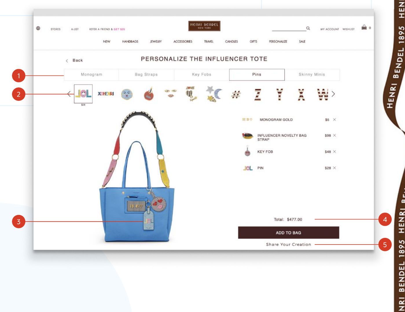 Henri Bendel personalization